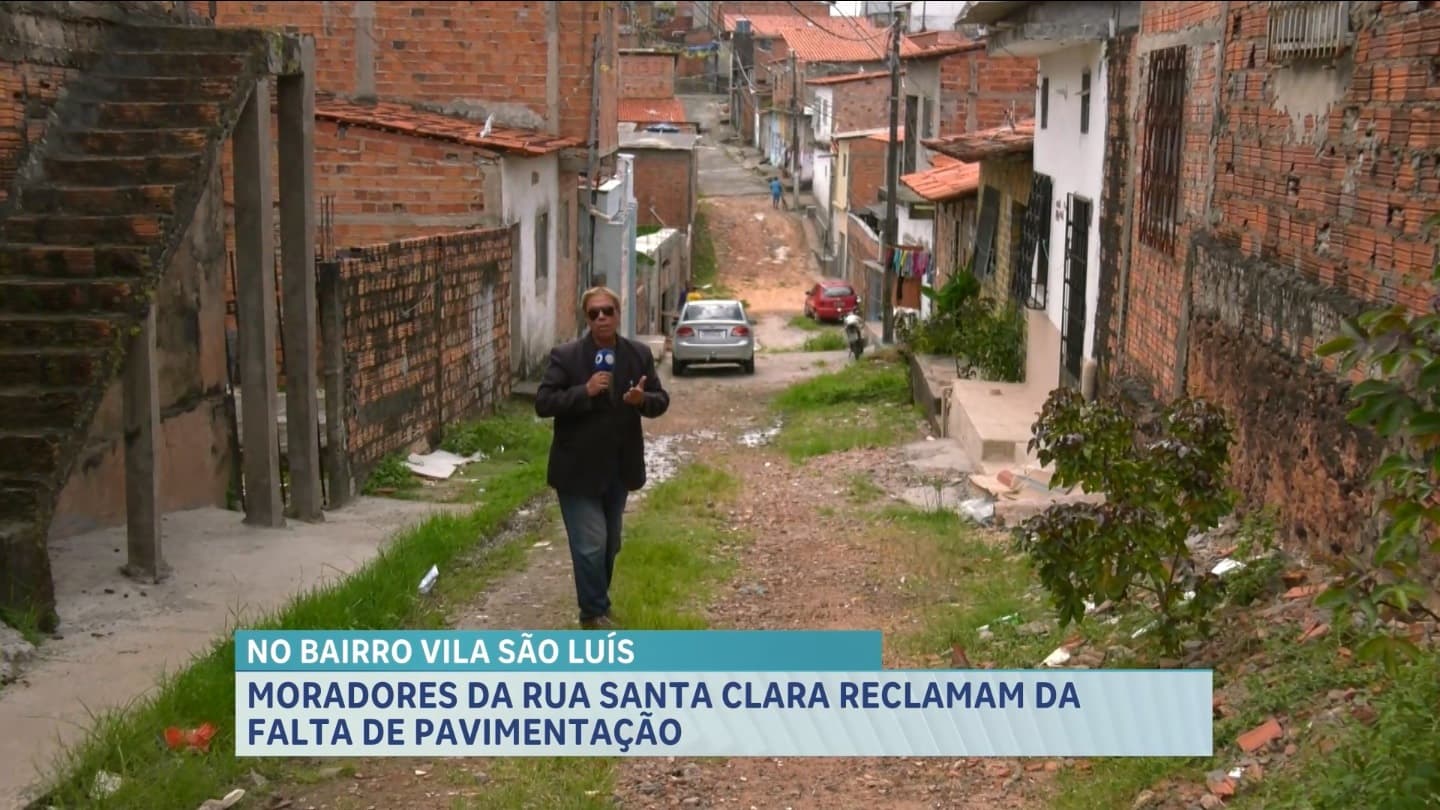 Moradores da Vila São Luís realizam intervenções em rua com problemas de infraestrutura