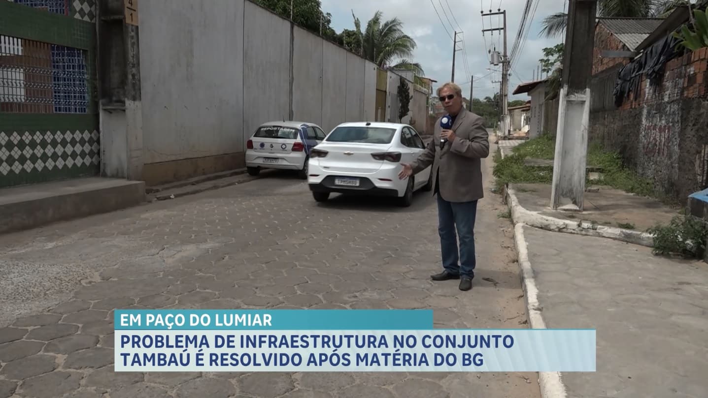 BG Resolveu: avenida no Conjunto Tambaú é pavimentada após denúncia no Balanço Geral