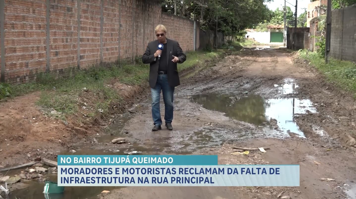 Moradores reclamam de rua intrafegável em São José de Ribamar; Prefeitura afirma estar intervindo