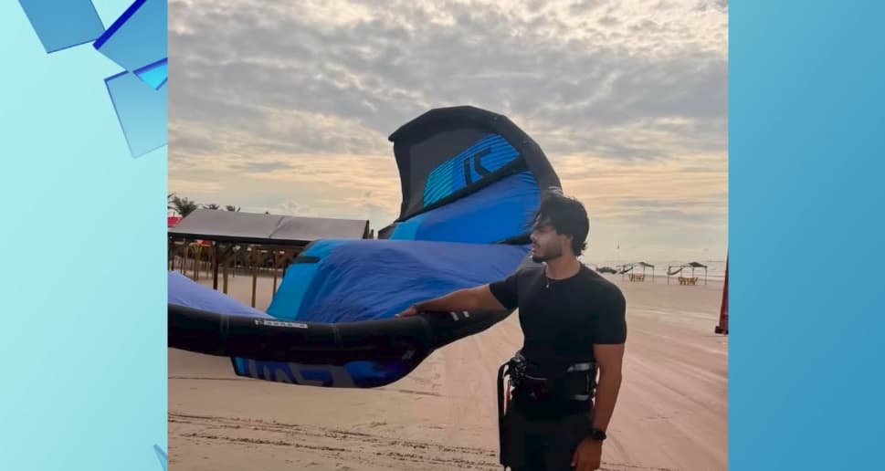Corpo de kitesurfista é encontrado na Praia do Bonfim após desaparecer durante prática esportiva