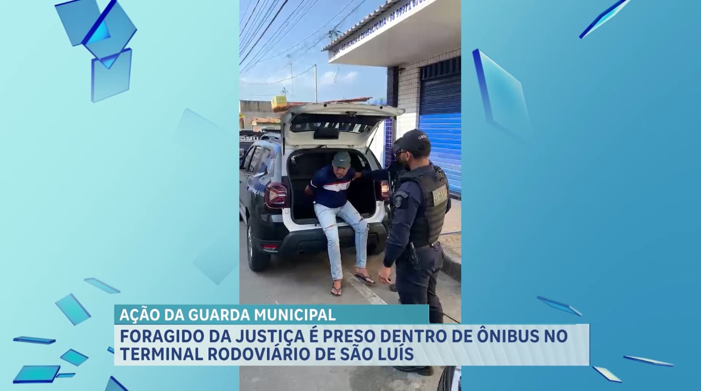 Homem foragido é preso dentro de ônibus no Terminal Rodoviário de São Luís