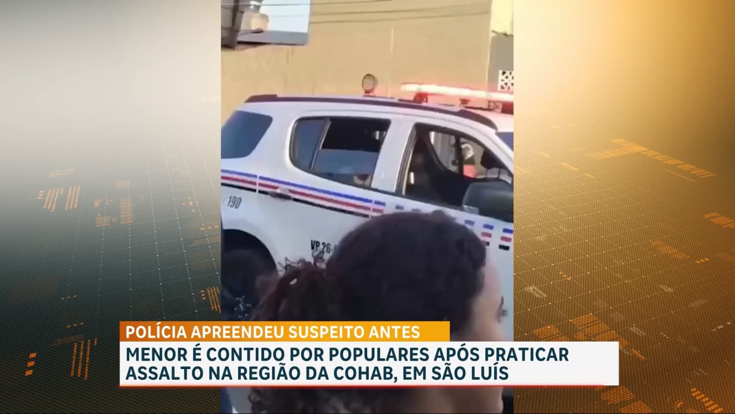 Polícia apreende menor de idade no bairro Cohab, em São Luís