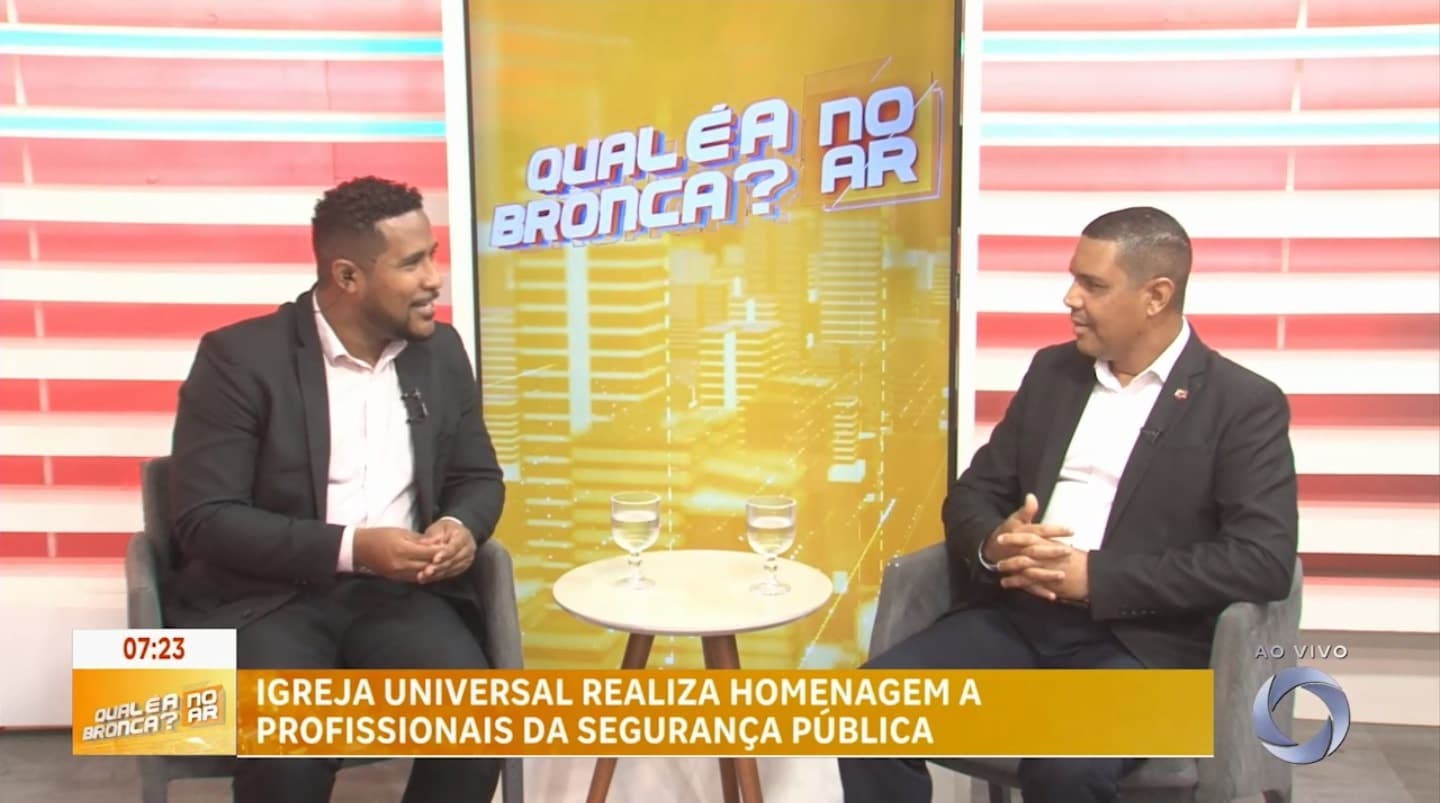 Igreja Universal promove homenagem a profissionais da segurança pública pelo Dia do Soldado