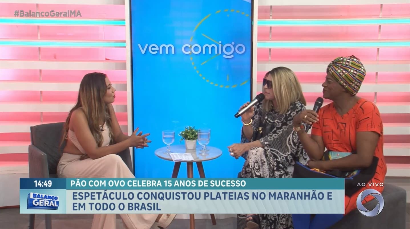 Vem Comigo: Espetáculo Pão com Ovo celebra 15 anos de muito sucesso