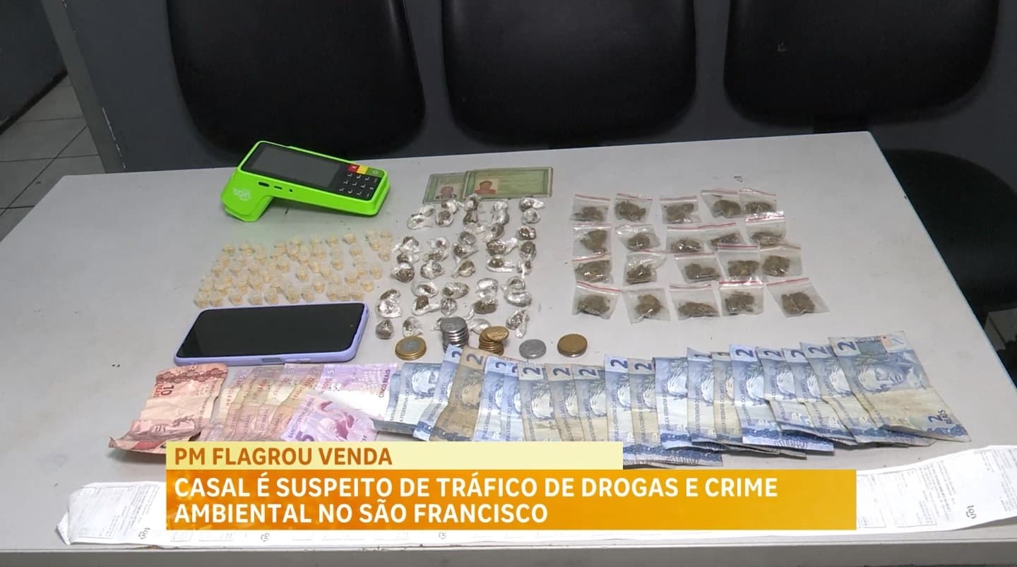 Polícia Militar apreende drogas, dinheiro e animais silvestres no bairro São Francisco