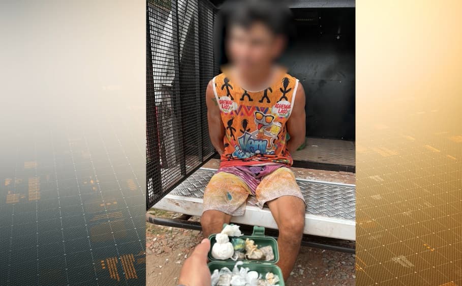 Homem é preso com drogas durante abordagem policial em Buriti