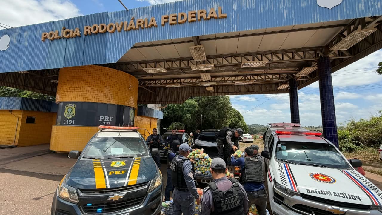PRF e PMMA apreendem 200 kg de crack durante ação conjunta em Açailândia