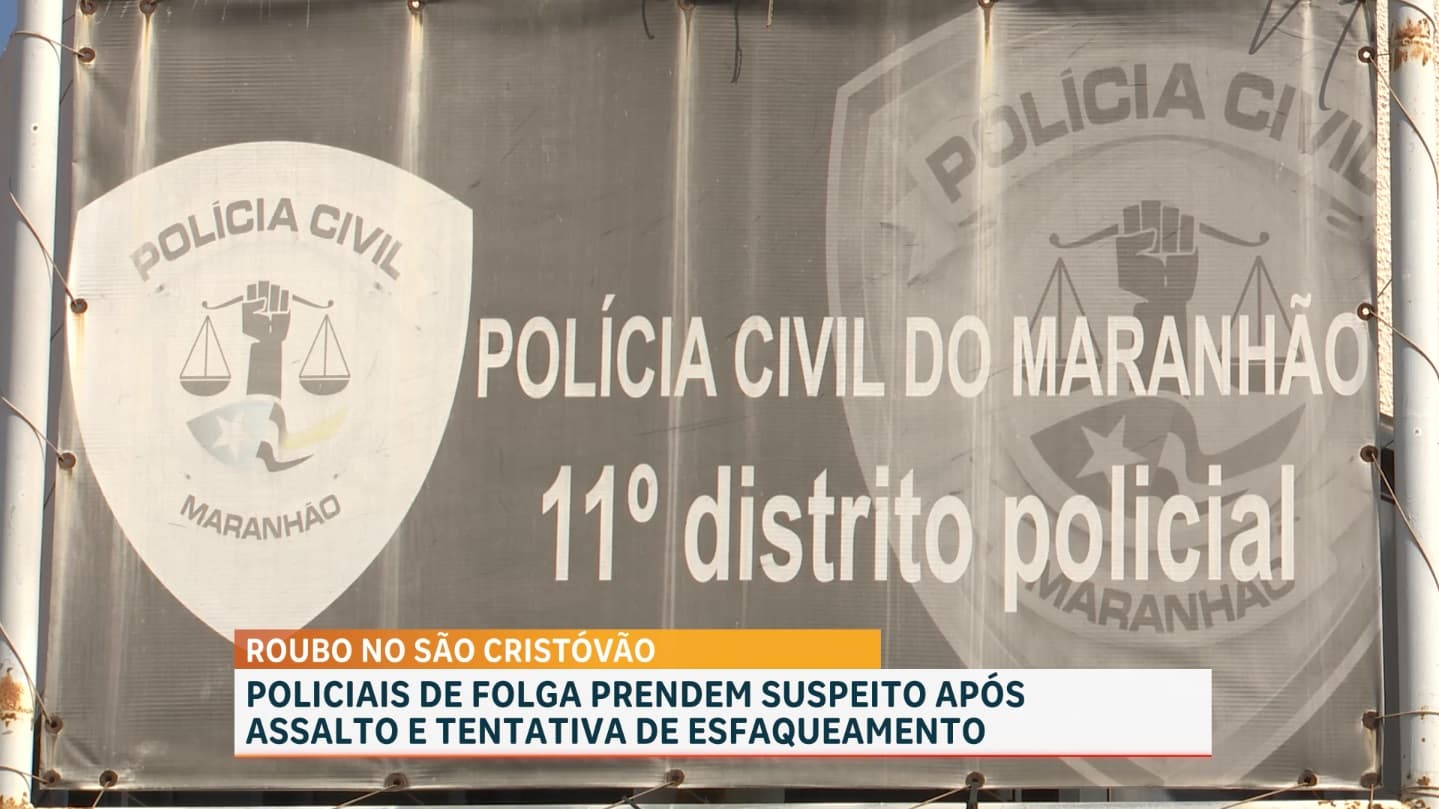 Policiais de folga impedem assalto e esfaqueamento no bairro São Cristóvão, em São Luís
