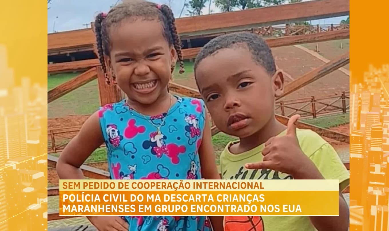 Delegado diz que irmãos desaparecidos em Bacabal não estão entre crianças localizadas nos EUA