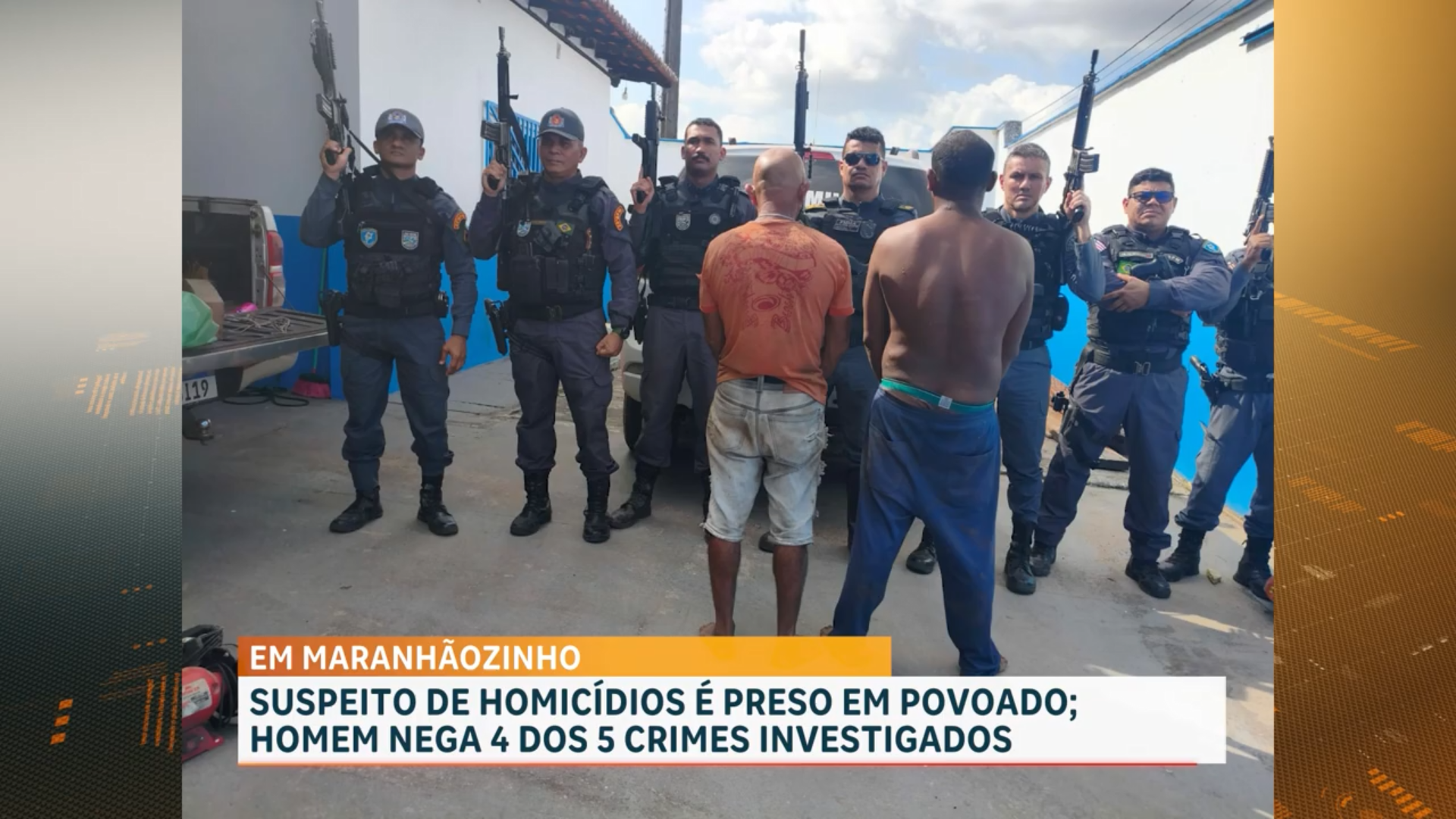 Polícia prende foragido por homicídios em zona rural de Maranhãozinho