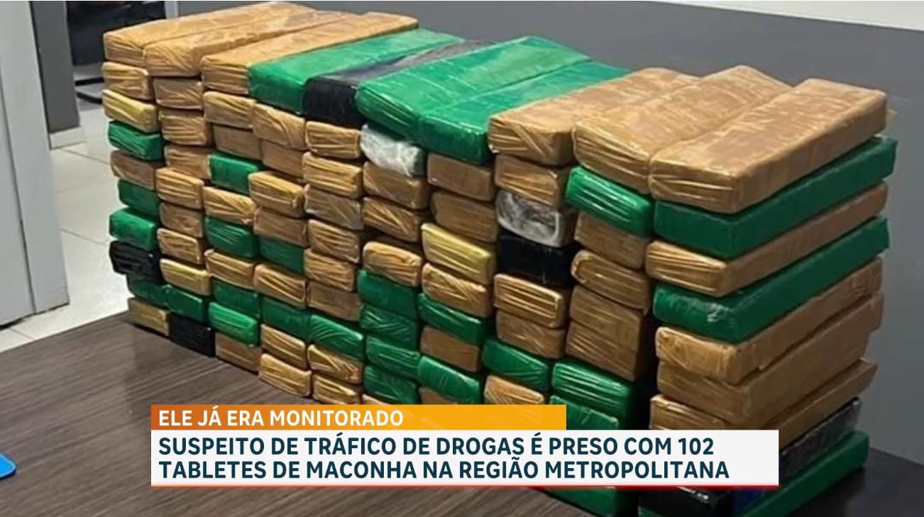 Homem é preso por suspeita de envolvimento com o tráfico de entorpecentes em São Luís