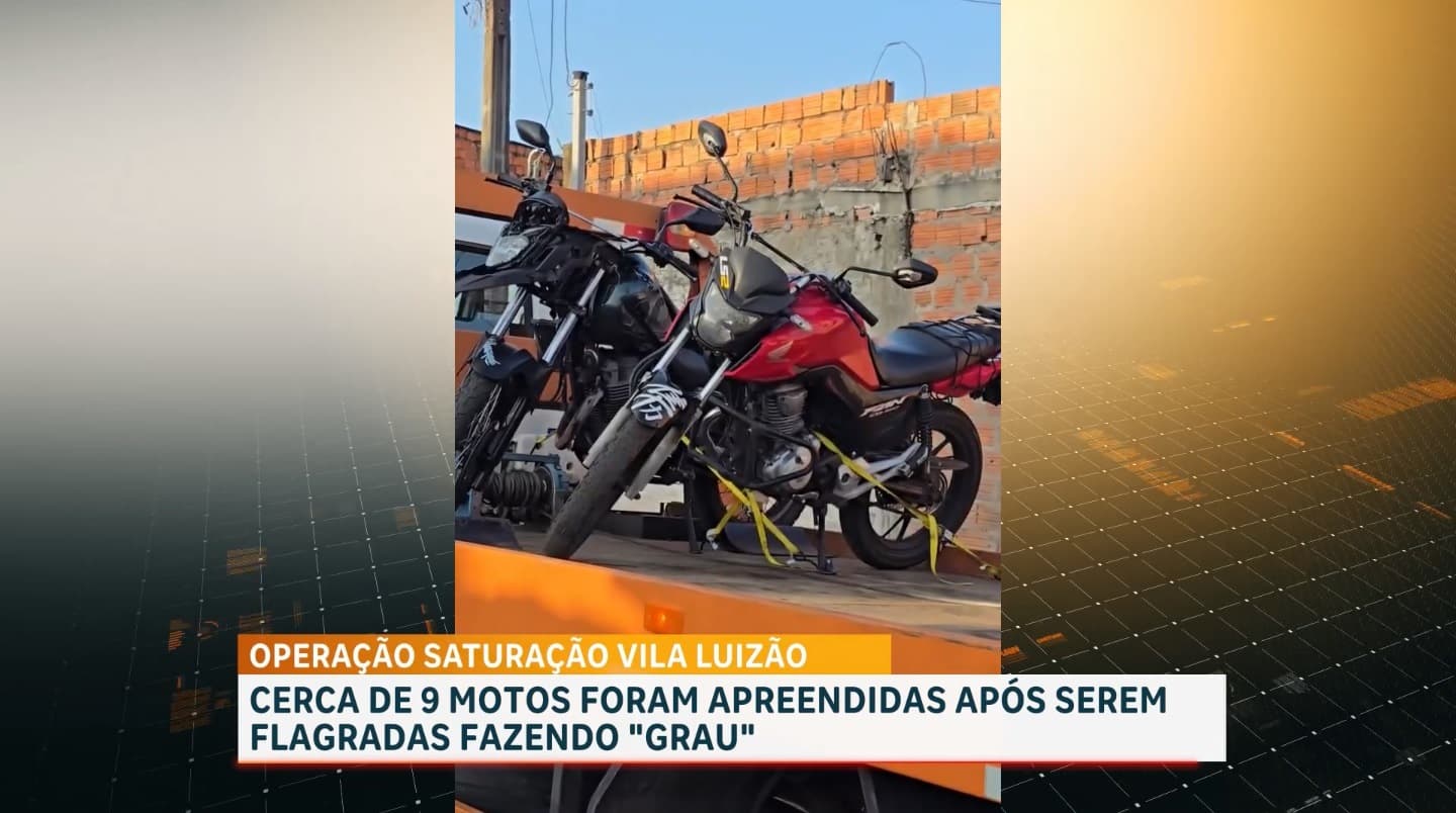 Operação apreende motocicletas irregulares na Vila Luizão, em São Luís