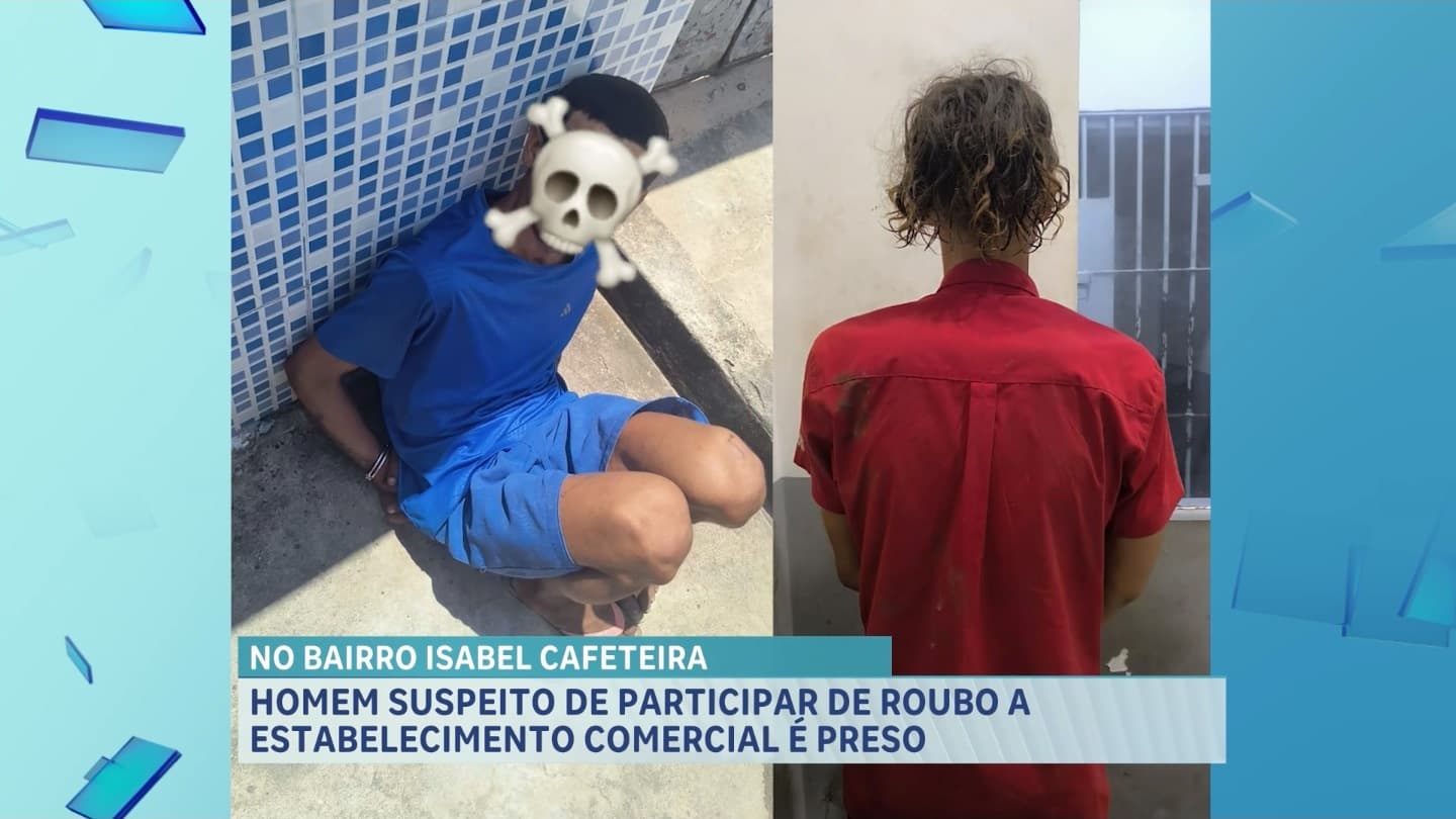 Dupla suspeita de roubo no bairro Cohab é presa na região da Isabel Cafeteira