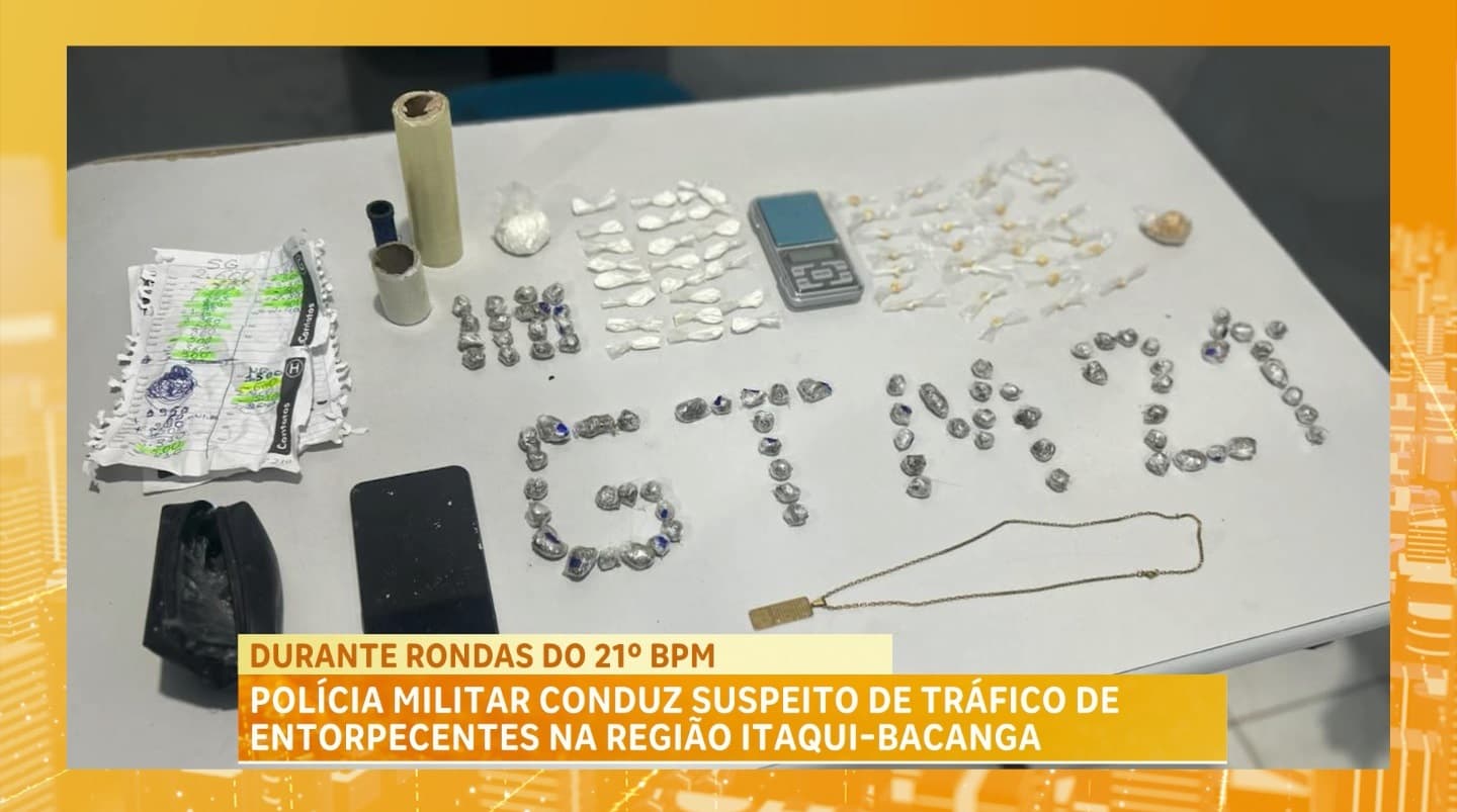 Homem é detido com drogas na região Itaqui-Bacanga