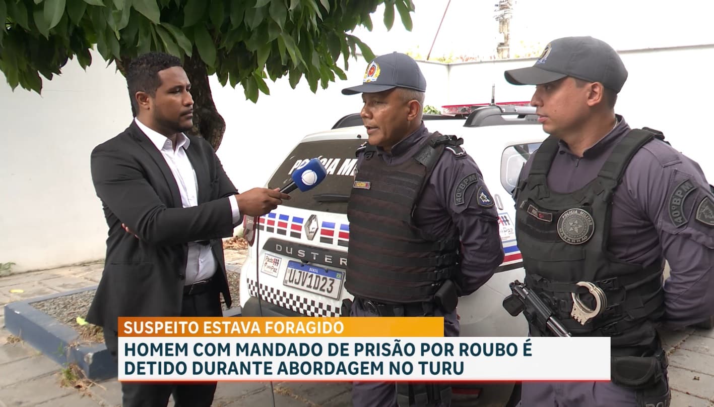 Homem com mandado de prisão por roubo é preso em São Luís