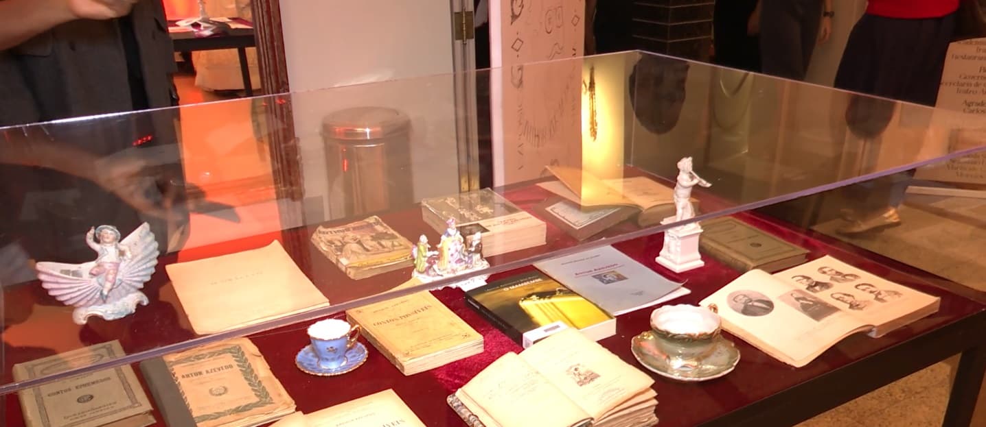Teatro Arthur Azevedo homenageia seu epônimo com exposição “Vida e Obra de Arthur Azevedo”