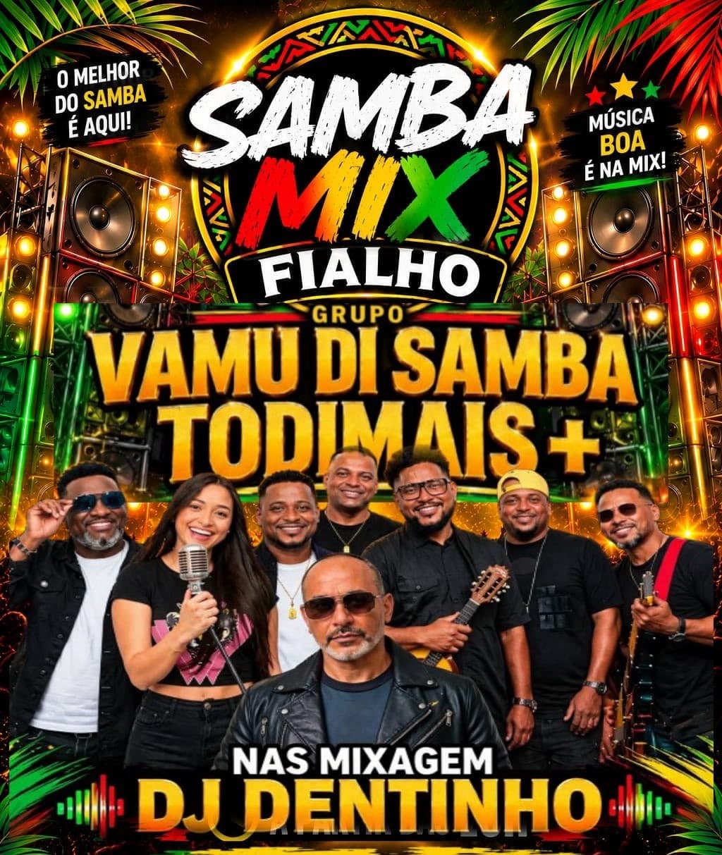 Samba, pagode e muita música boa: Samba Mix Fialho promete agitar a véspera de feriado em São Luís