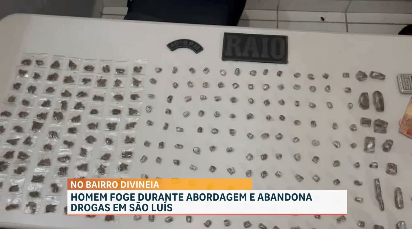 Polícia apreende drogas e balança de precisão na Divinéia; suspeito fugiu