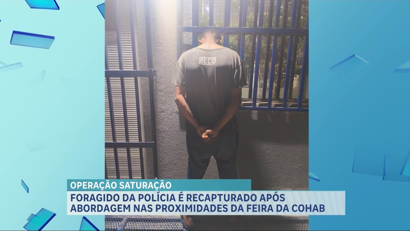 PM captura homem foragido durante abordagem no Cohab em São Luís