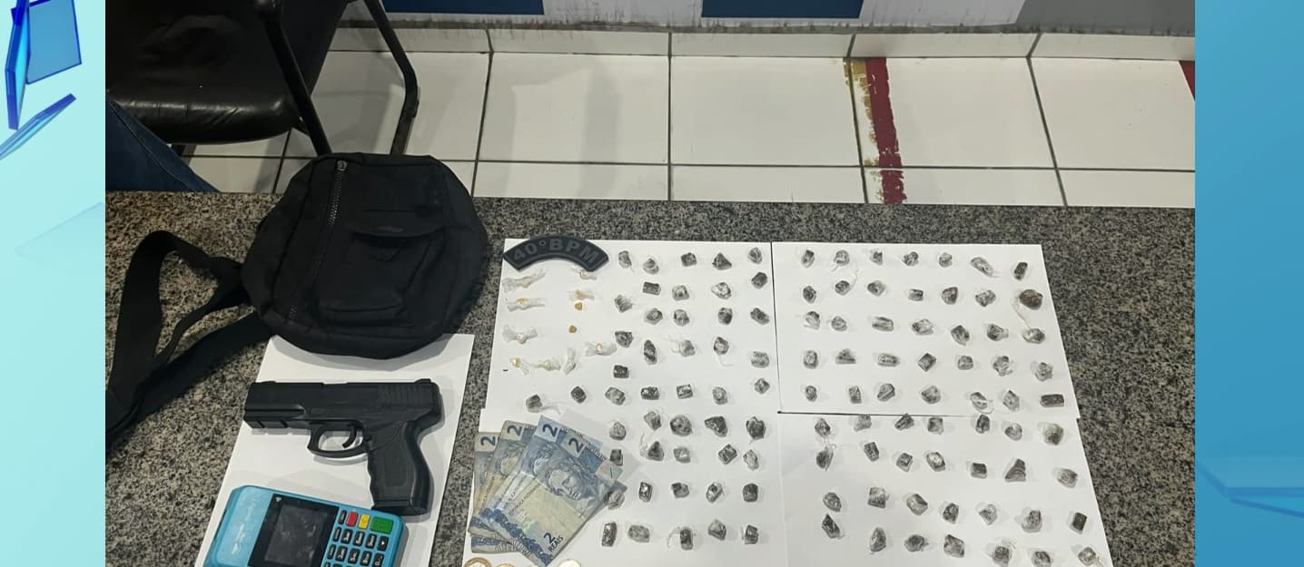 Polícia Militar apreende mais de 100 porções de droga no bairro Divinéia, em São Luís