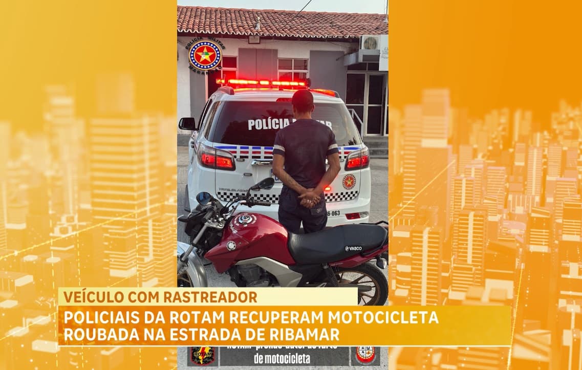 Policia recupera motocicleta roubada e prende suspeito na Santa Efigênia