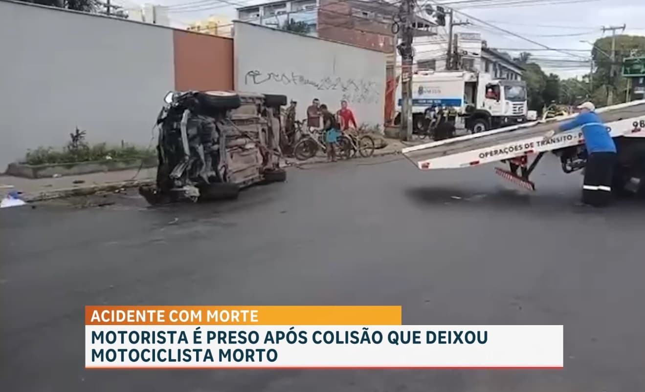 Motorista é preso após acidente que matou motociclista em São Luís