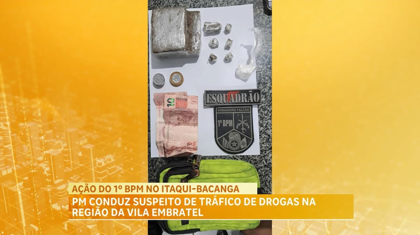 Homem é preso por tráfico de drogas na Vila Embratel, em São Luís