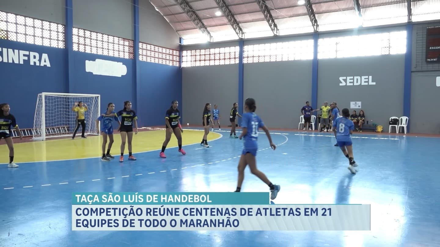 Taça São Luís de Handebol reúne 21 equipes em busca de título no MA