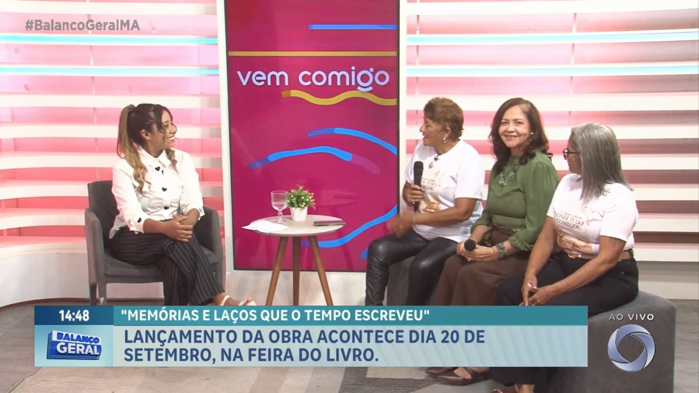 Vem Comigo: escritores falam sobre lançamento do livro “Memórias e Laços que o Tempo Escreveu”