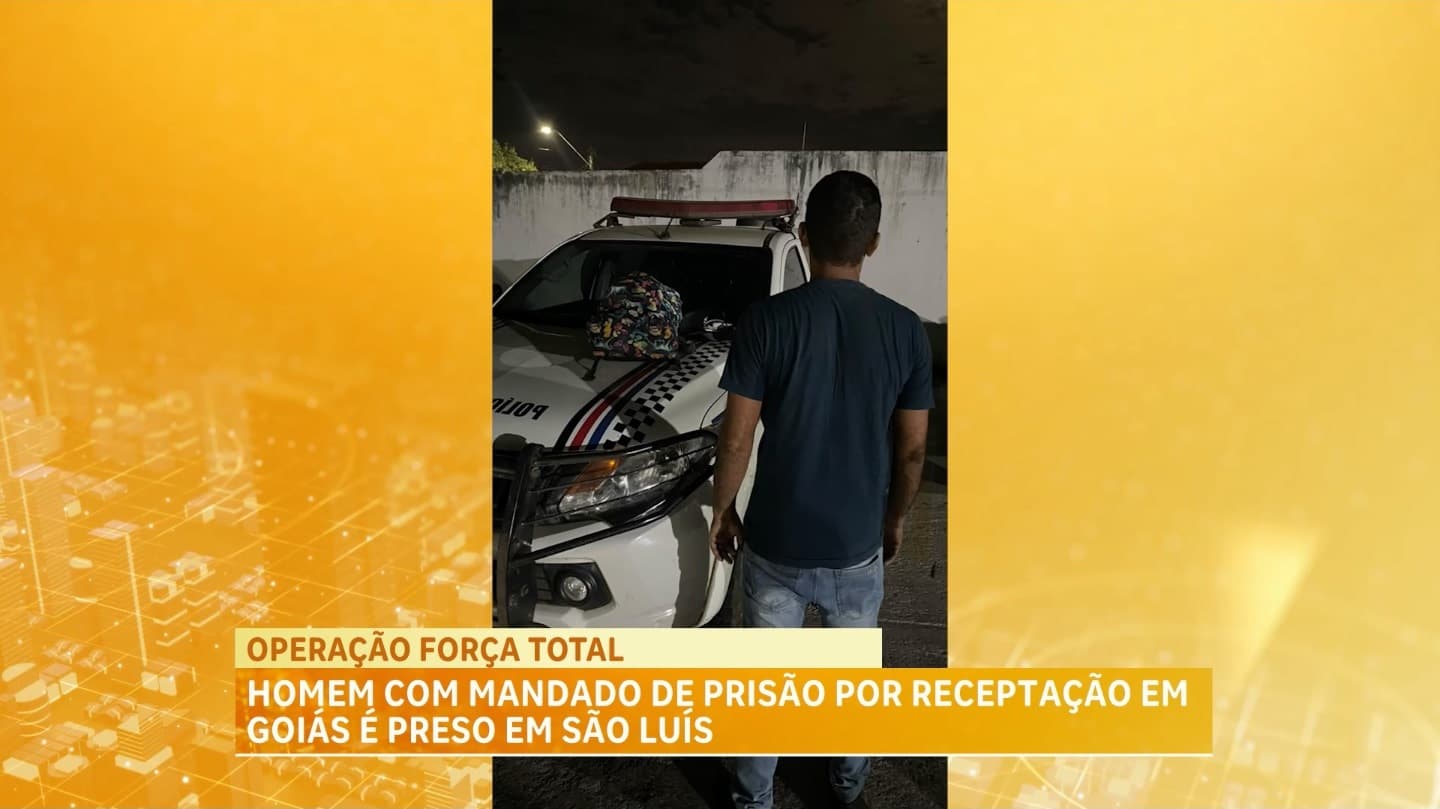 PM prende foragido da Justiça de Goiás dentro de ônibus em São Luís