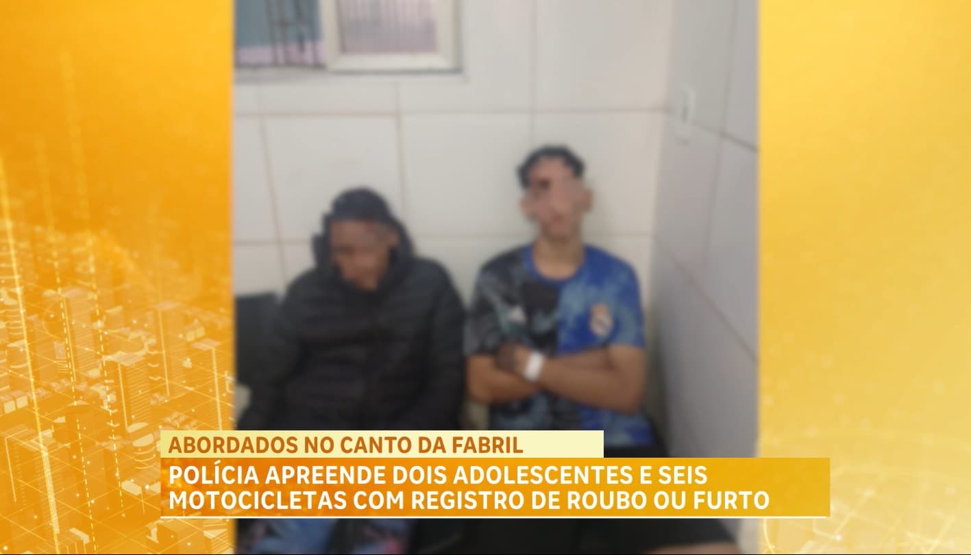 Polícia Militar recupera seis motocicletas roubadas e apreende adolecestes
