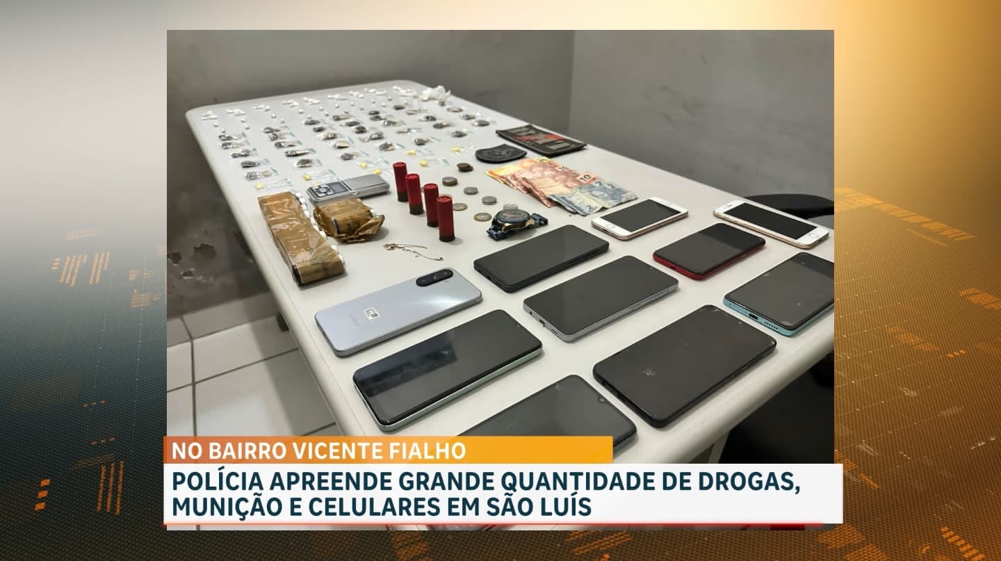 Homem é preso com drogas, munições e celulares no Vicente Fialho