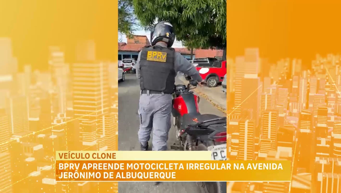 Motocicleta com sinais de adulteração é apreendida em São Luís