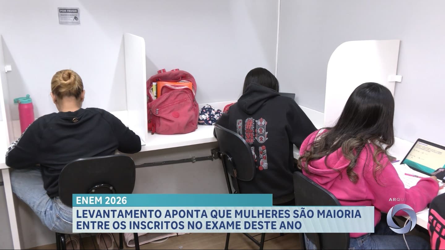 Mulheres lideram número de inscritos no Enem 2026