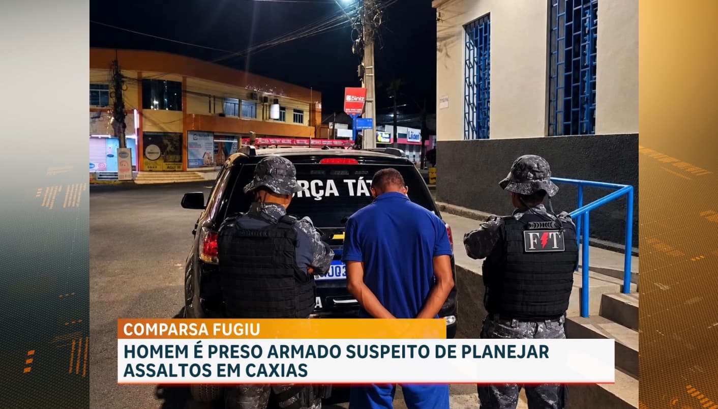 Homem é preso após tentativa de assalto em Caxias