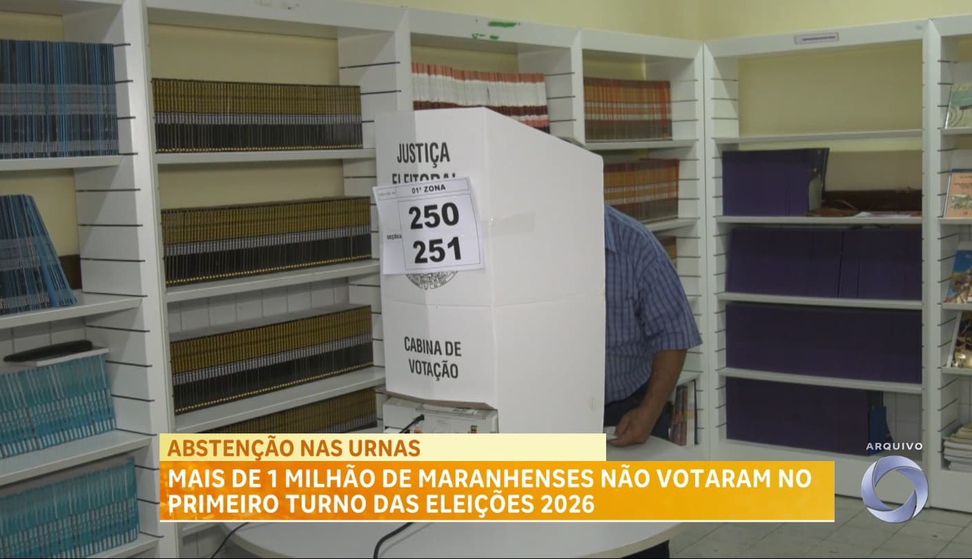 Abstenção nas urnas: mais de 1 milhão de eleitores não votaram no 1º turno