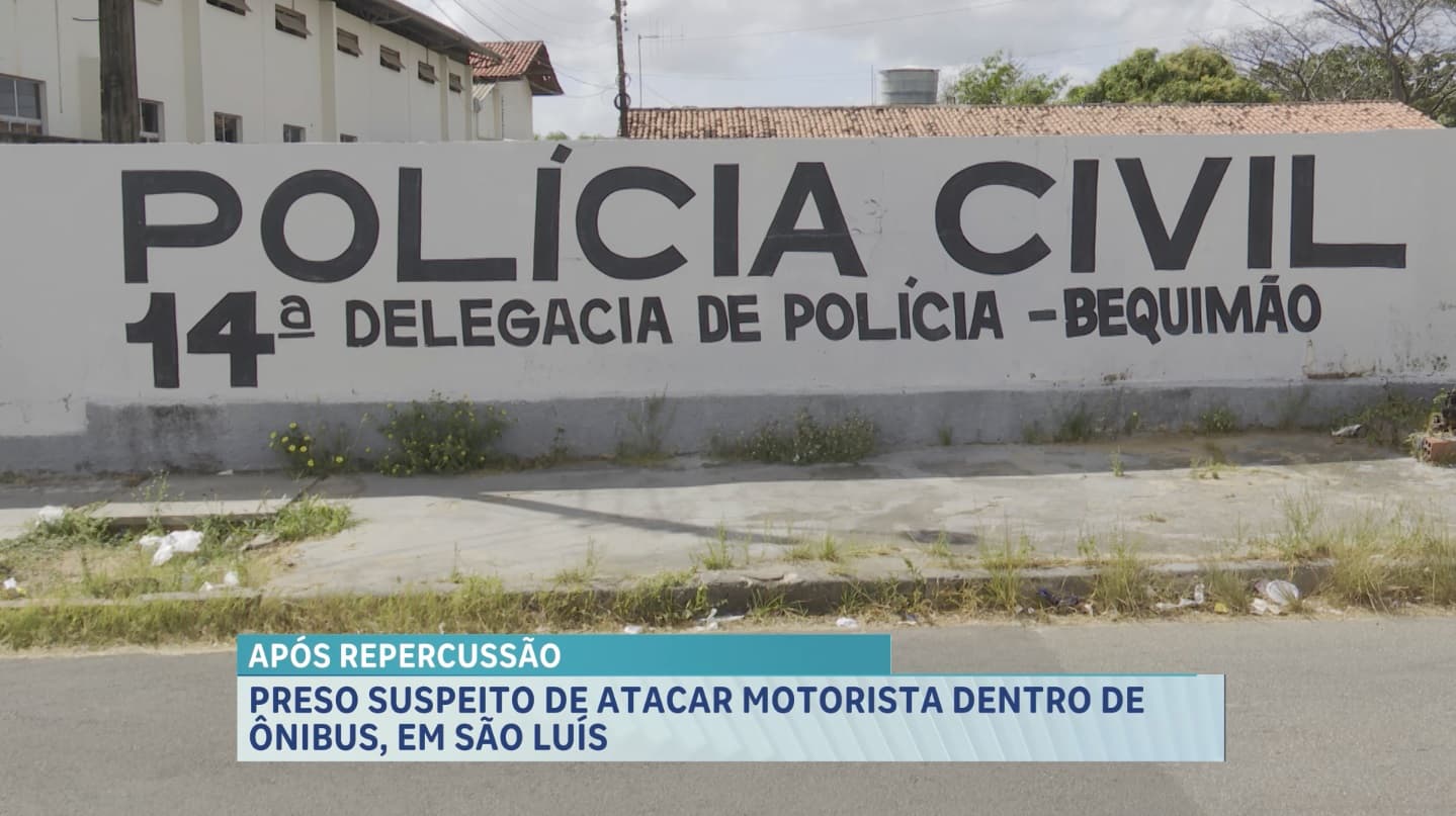 Suspeito de agredir motorista de ônibus é preso em São Luís
