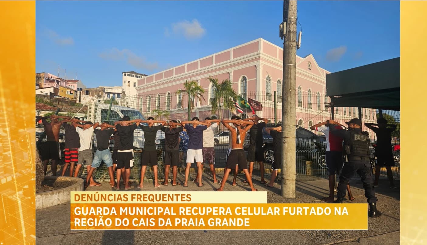 Celulares são furtados durante saltos no Cais da Praia Grande; adolescente é apreendido