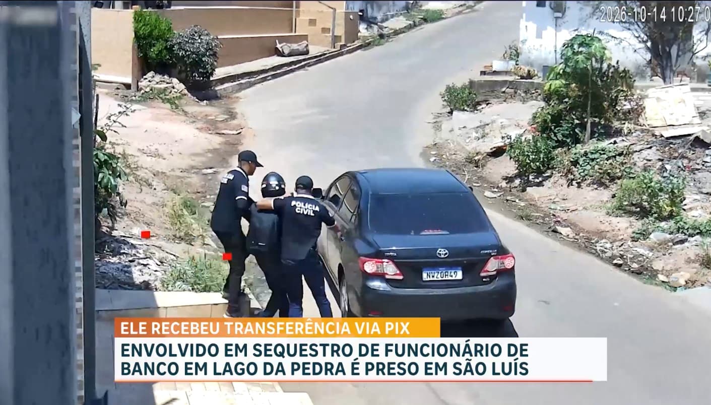 Suspeito de envolvimento em sequestro em Lago da Pedra é preso em São Luís