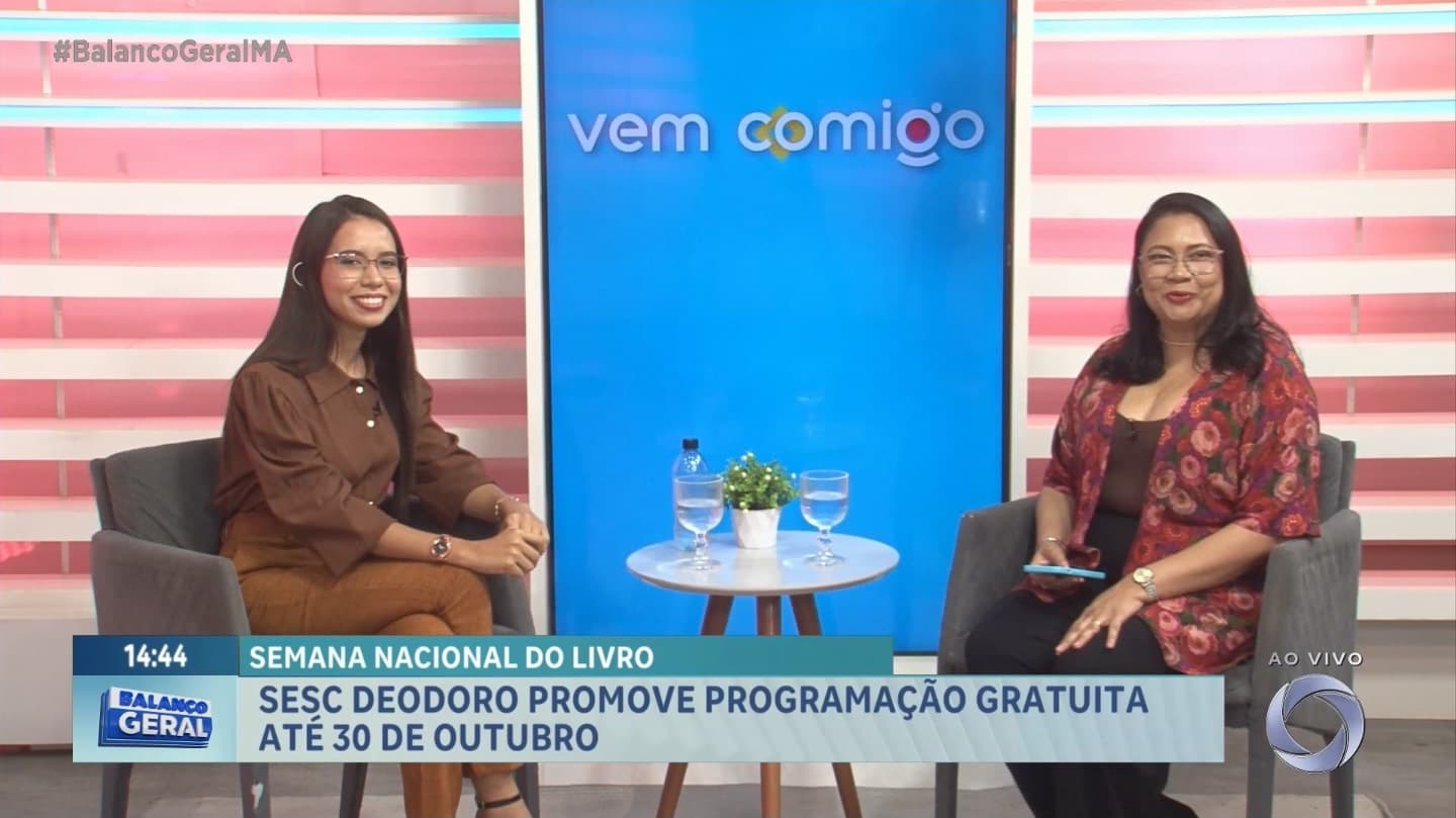 Vem Comigo: Sesc Deodoro promove 3ª Semana Nacional do Livro e da Biblioteca