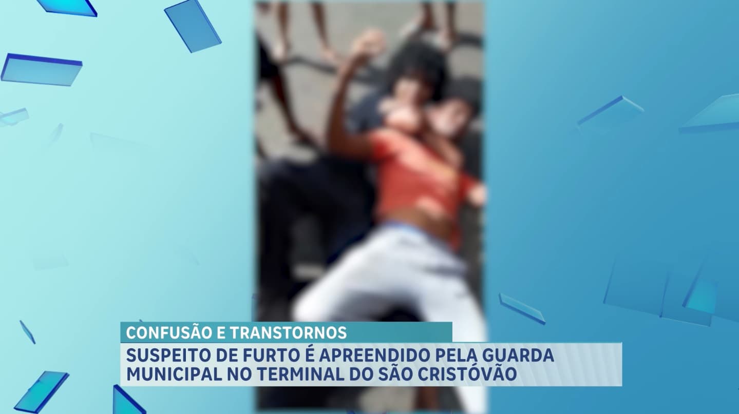 Homem é detido no Terminal São Cristóvão após ser acusado de furto
