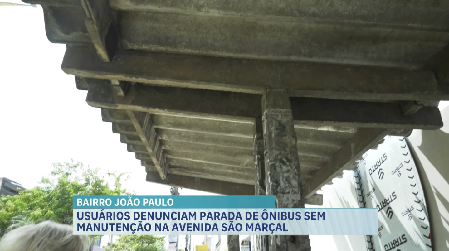 Moradores reclamam de condições de parada de ônibus no João Paulo; Prefeitura irá avaliar a situação