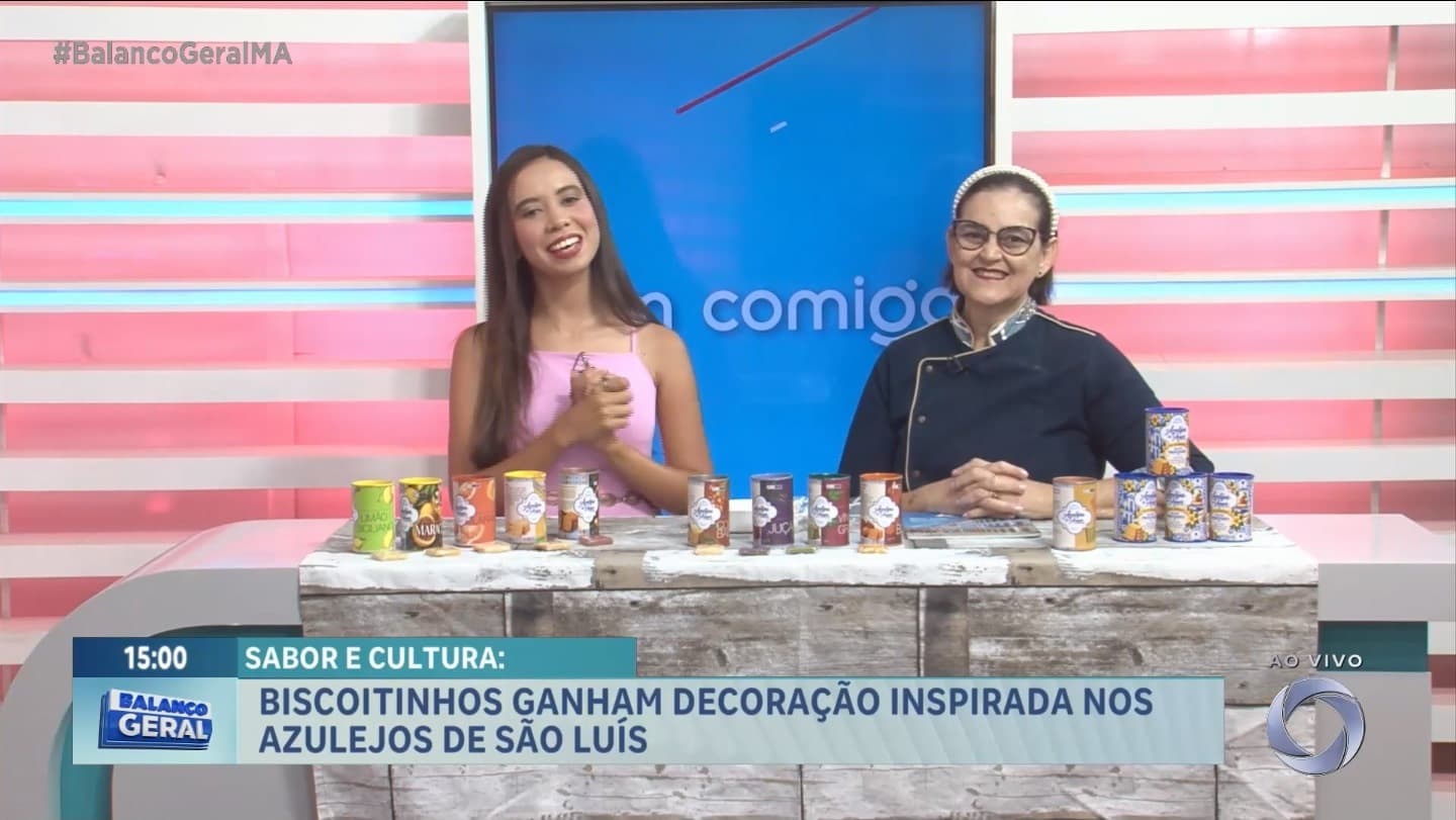 Vem Comigo: Biscoitos inspirados em azulejos de São Luís unem culinária e arte