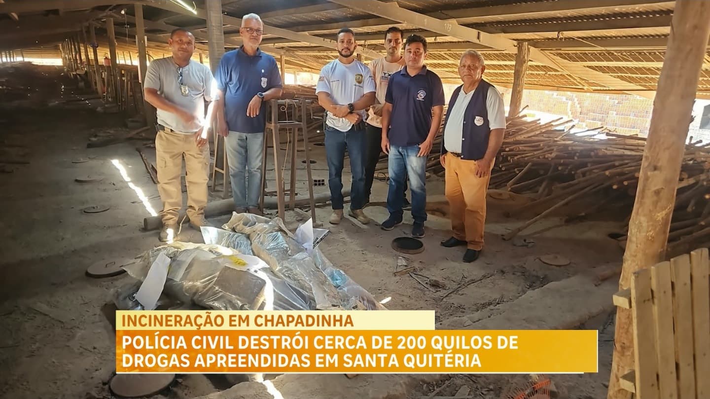 Polícia Civil incinera 200 kg de drogas em Chapadinha