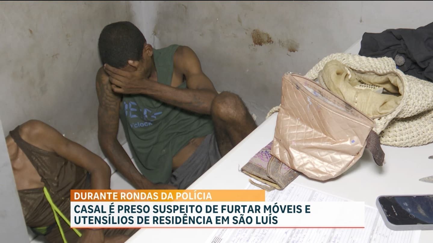 Casal é preso por suspeita de assalto em São Luís